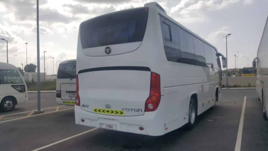 35 seater luxury bus rental dubai