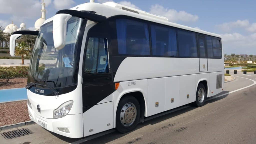 35 seater luxury bus rental for staff transport