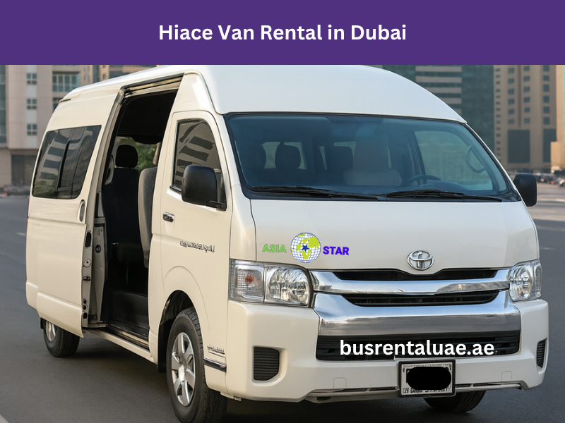 hiace van rental in dubai