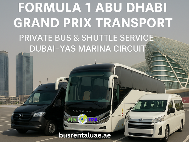 Abu Dhabi Grand Prix Transport and Bus Rental