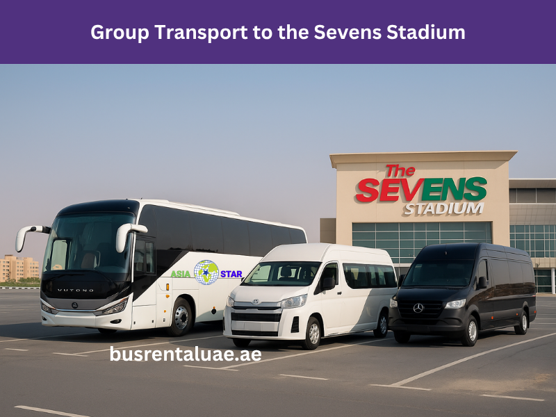 group transport to the sevens stadium