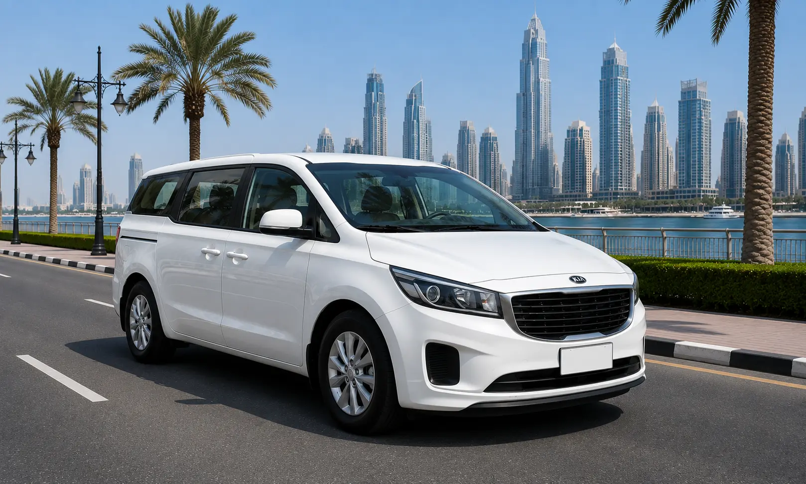 7 seater car for rent in Dubai with driver