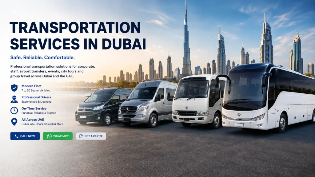 transportation services in Dubai