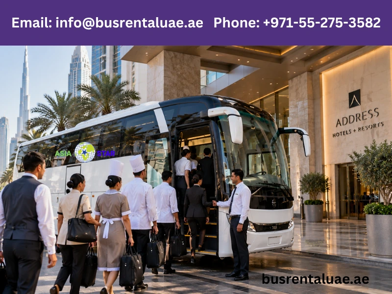 hotel staff transportation in Dubai