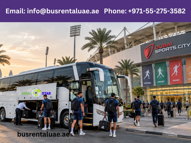 sports team transportation in Dubai